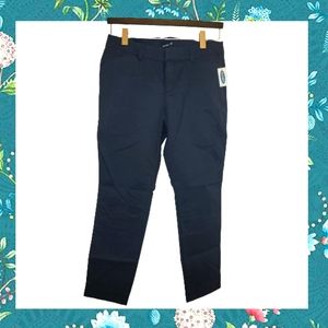 Old Navy Navy Blue Pixie Mid Rise Size 12